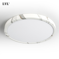 Round Marble Texture LED Ceiling Light CCT Easy Install Modern Lighting for Living Room Bedroom Kitchen Bathroom