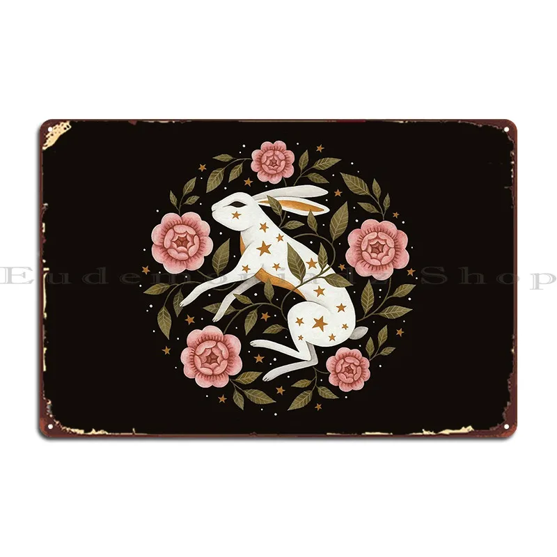 Placa metálica para Bar Wall Decor, Design Retro, Home Poster, emaranhado, Tin Sign