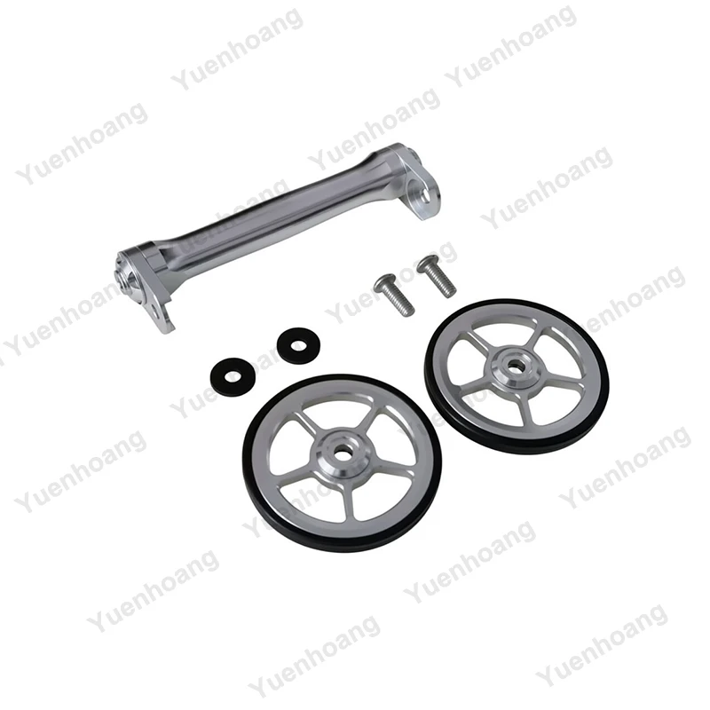 1Set Aluminum Easy Wheel Telescopic Rod Kit For Lemmo Zero E-Bike Anti-Tip Parking Stabilizer Sturdy Auxiliary Wheel Accessories