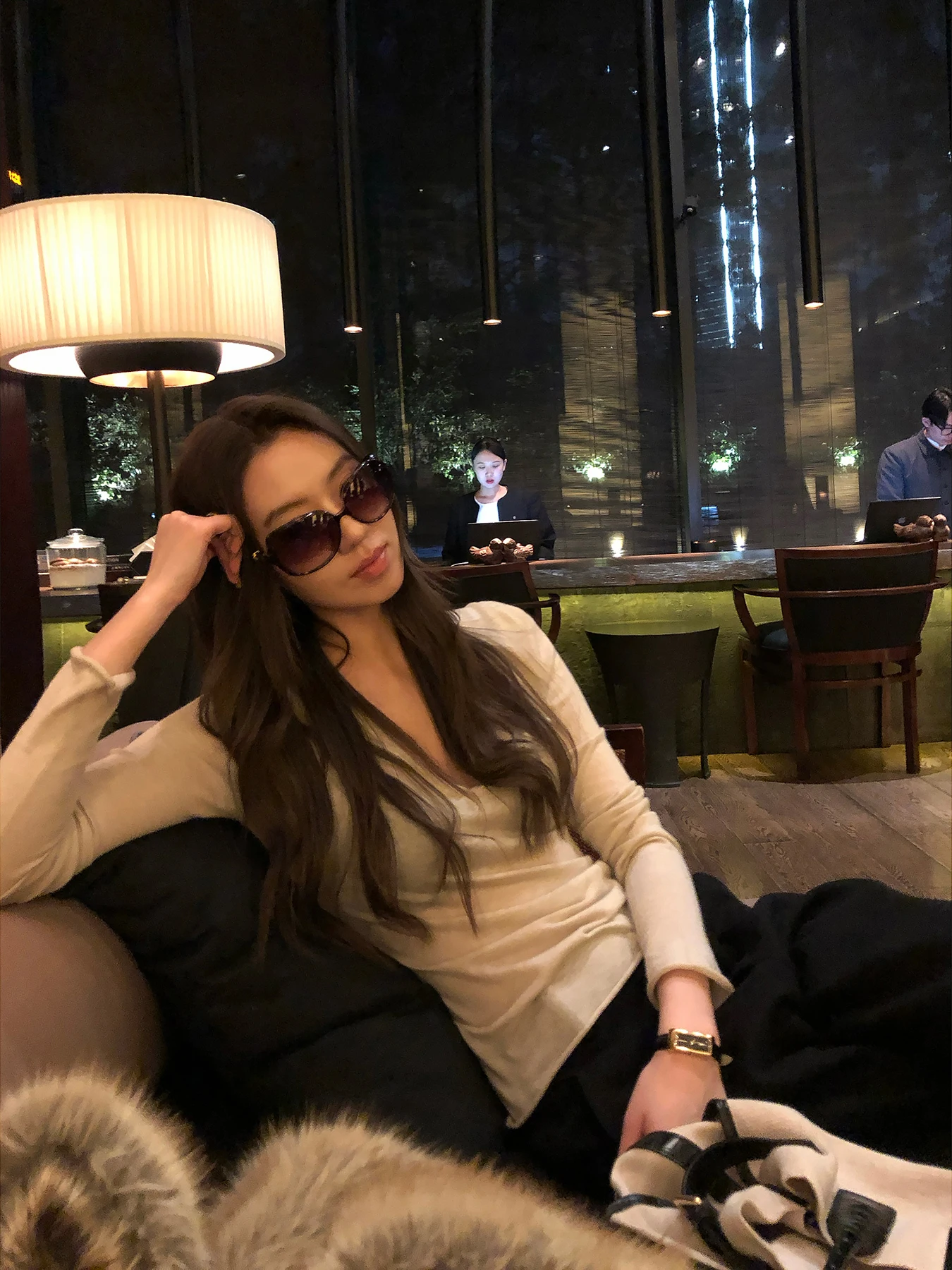 

Gakee Official Women's Knitted V-Ne T-irt Casual Sle Slim Fit Autumn Winter New Faion Breathable Polyester Fiber