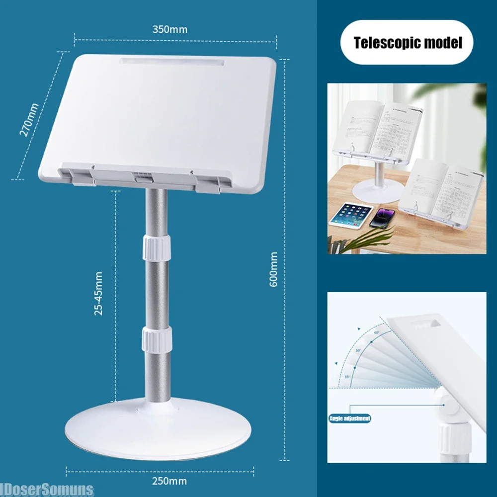 

Multifunctional Adjustable Elementary School Bookshelf Children's Reading Frame Bed Reading Bracket Flip Book Reading Shelf