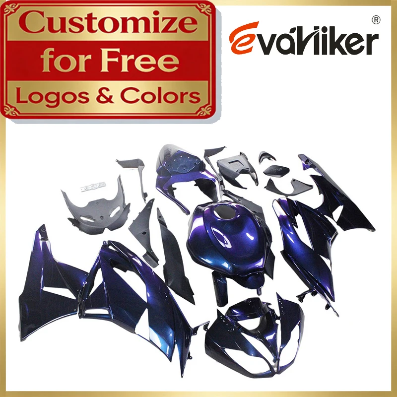 

Custom Painted Full Fairing Kit For Kawasaki ZX6R 2009 2010 2011 2012 ABS Plastic Injection Mold Blue