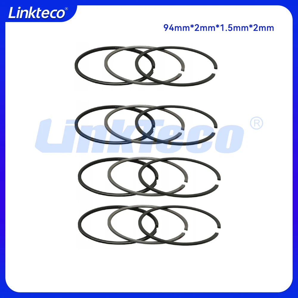 Engine Piston Ring Set Fit 2.8 T L L4 Diesel ENS For 07-18 JEEP WRANGLER CHEROKEE CHRYSLER VOYAGER DODGE GRAND CARAVAN 2.8T STD - view 2