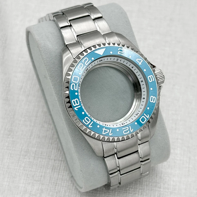 42mm SKX007 Case SKX Watch Case With Strap And Slanted bezel Compatible With 28.5mm Dials And NH35 NH36 NH38 4R35 7S26 Movement