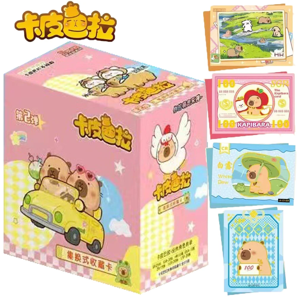 Wholesale Capybara Card For Children A Cute Little Animal With Stable Emotions Rare Limited Game Collection Card Christmas Gifts