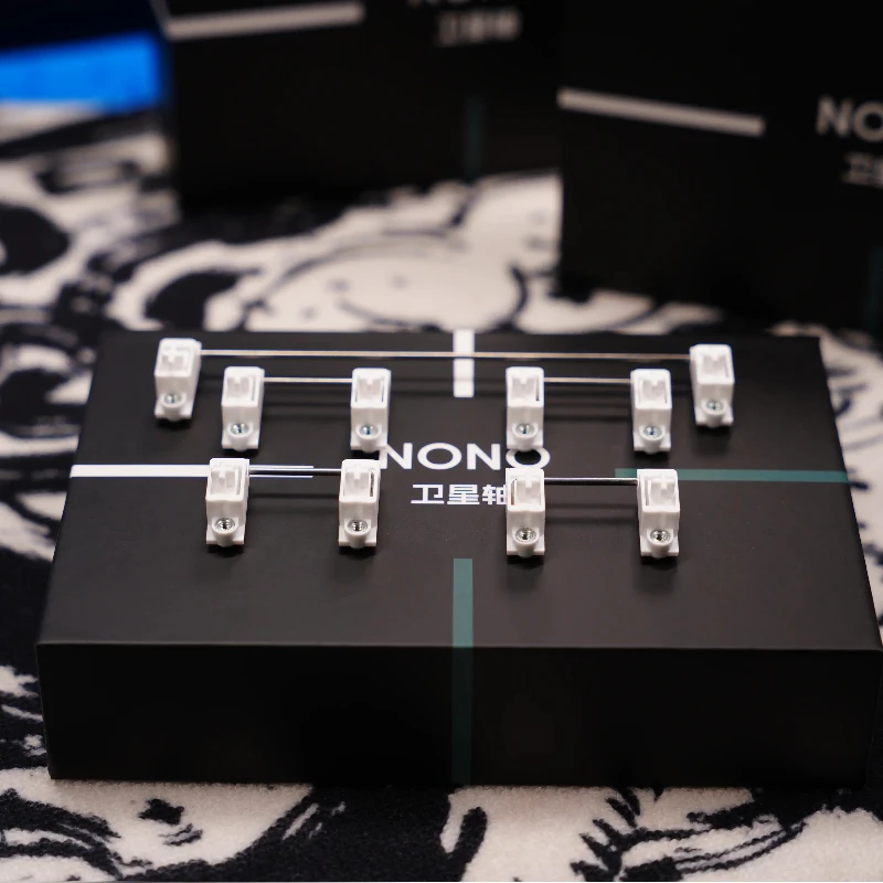Nono Stabilizer Customized POM Material 3.5mm/4.0mm Total Travel Pre-lubed Unlubed PCB Stabilizers Magnetic/mechanical Switch