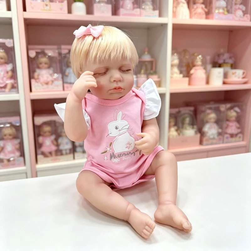 48cm-sleeping-baby-loulou-soft-cloth-body-or-full-vinyl-body-can-choose-blonde-hair-19inch-reborn-doll