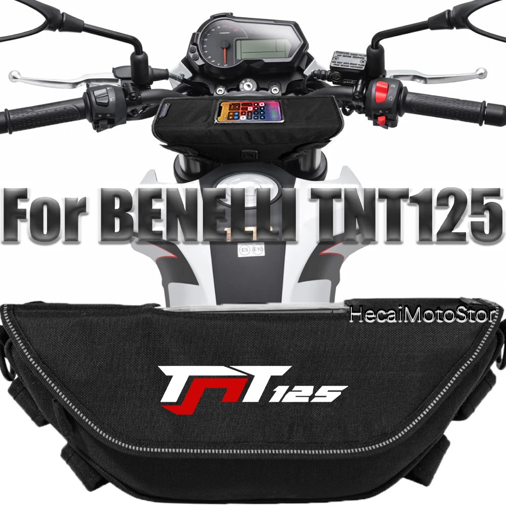 

For Benelli TNT125 tnt125 Motorcycle accessory Waterproof And Dustproof Handlebar Storage Bag navigation bag