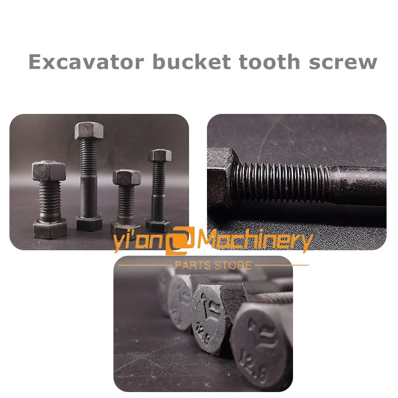 For Sany Xcmg Vo Komatsu Hitachi Doosan 60 Excavator Bucket-Pin Tooth-Pin Bucket-Pin Screw 18s Vertical-Pin