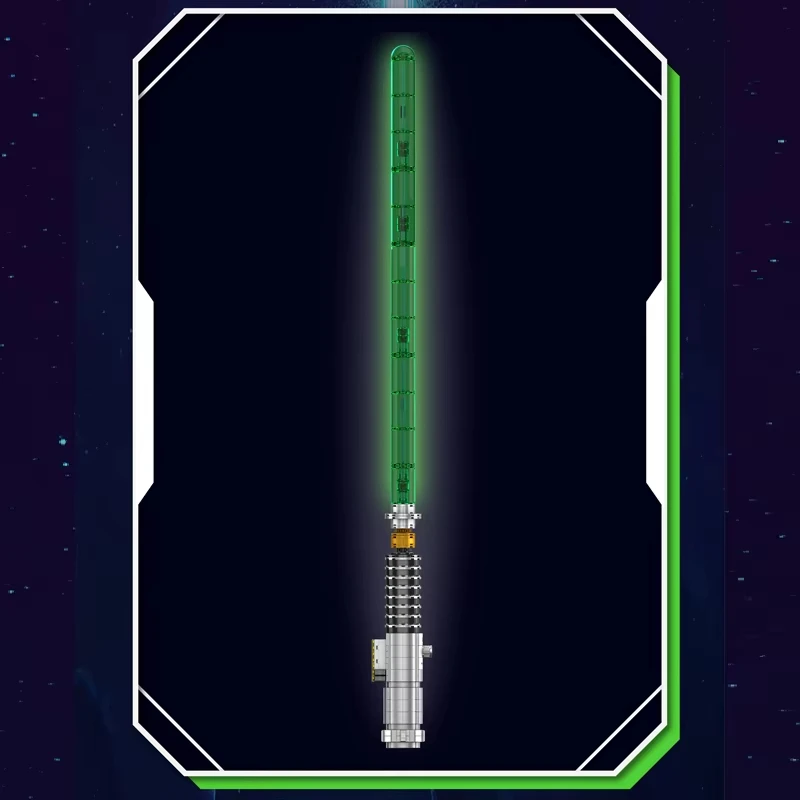 Blocchi da Costruzione MOC Spada Laser di Luke, Modello di Arma Spaziale, Giocattolo da Assemblare, Regalo di Natale per Bambini, 1126 Pezzi