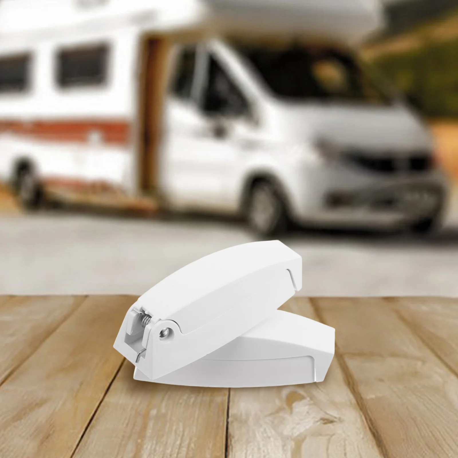 

2pcs Heavy Duty White Cabin Hook For Rv Boat Baggage Door, Hidden Folding Design, Weather Resistant, Universal Fit Camper