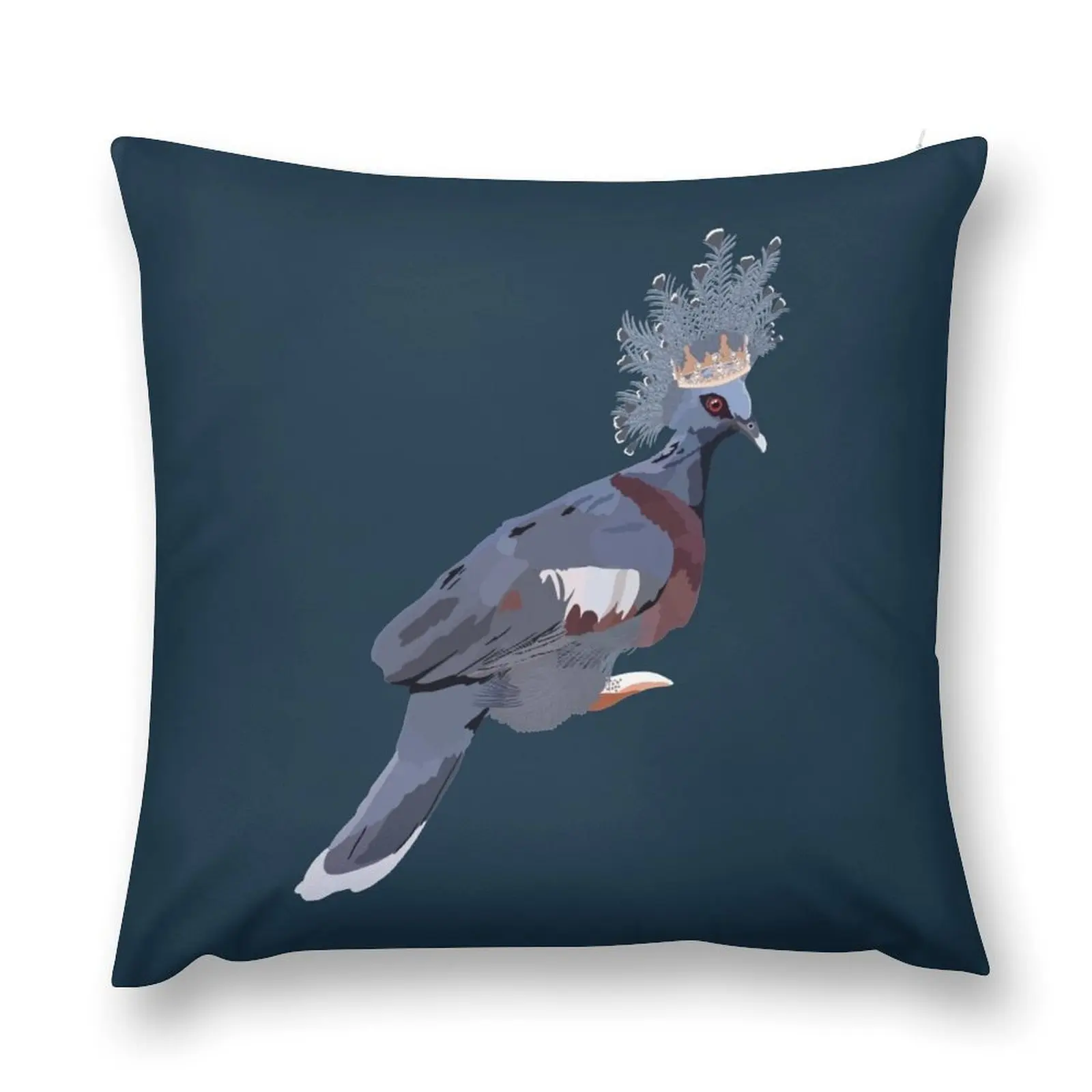 Victoria ‘ crowned’ pigeon Throw Pillow autumn pillowcase Pillow Case pillow