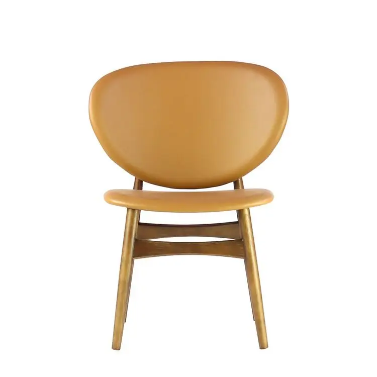#￥Ergonomic Dining Chair with FAS Ash Wood Frame - Italian Design, Luxury Microfiber Seat for Modern Restaurants