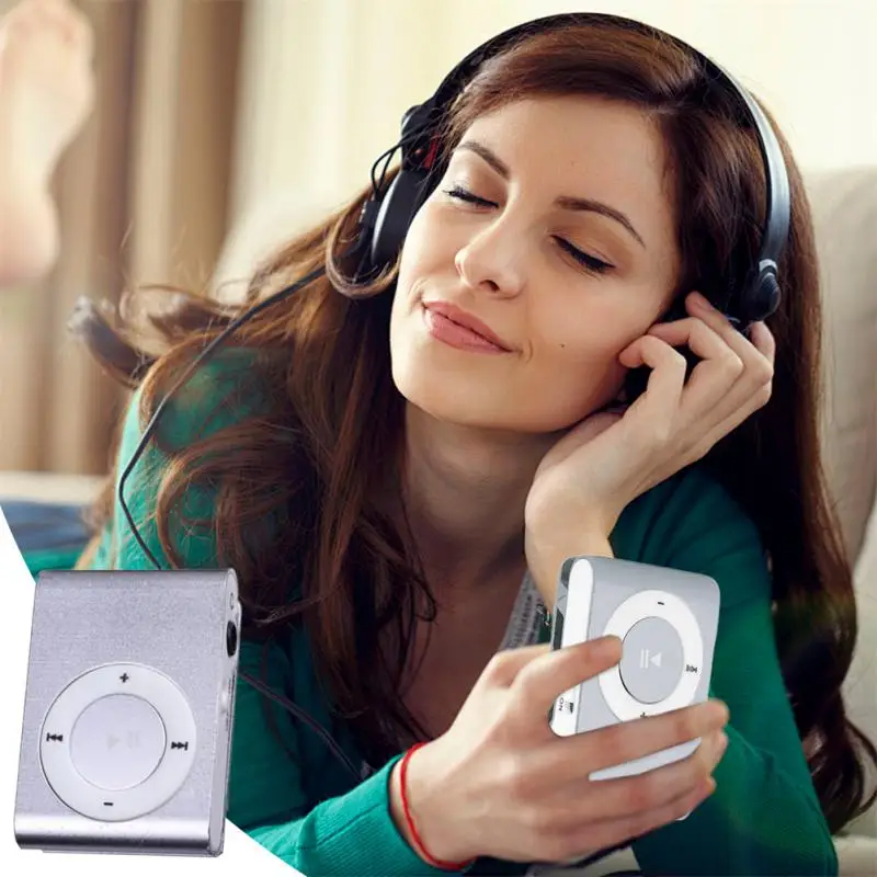 클립이 포함된 미니 USB MP3 플레이어