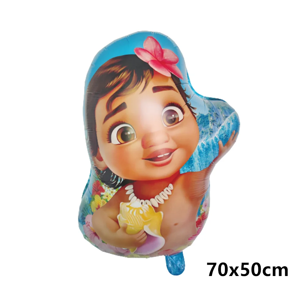 Disney Moana Foil Balloon Cartoon 18 Inch Round Balloon Party Decoration Kid Toy Room Decor Party Favors Anime Ornaments Gifts