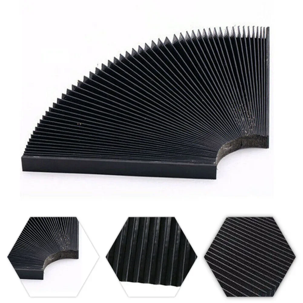 para Fresadora Cnc Capa contra Poeira Preto Tubo Corrugado Ferramenta de Proteção Flexível Plane130 Mm300 mm Largura Estiramento 1.5m Longo