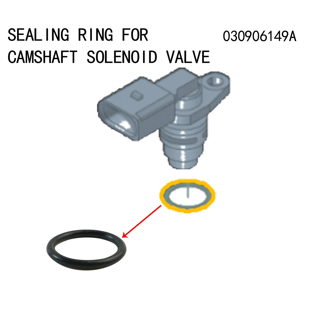 Sealing ring for camshaft solenoid valve 030906149A For Audi A8 S8 VW Bora Polo Jetta Passat Golf Tiguan Touareg