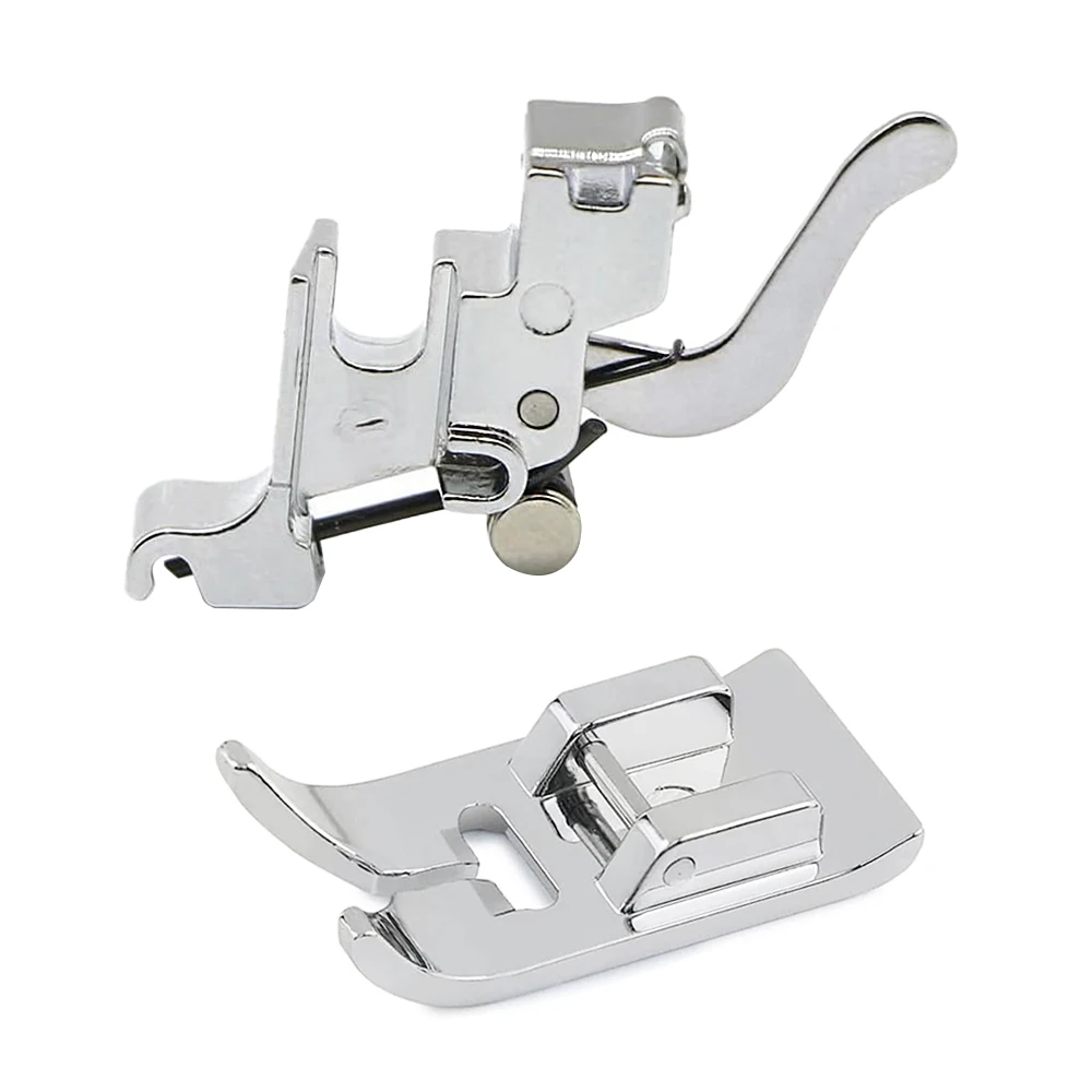 Snap On Low Shank Adapter Presser Foot Holder with Universal Press Foot for Household Sewing Machine Quilting Stitching Foot