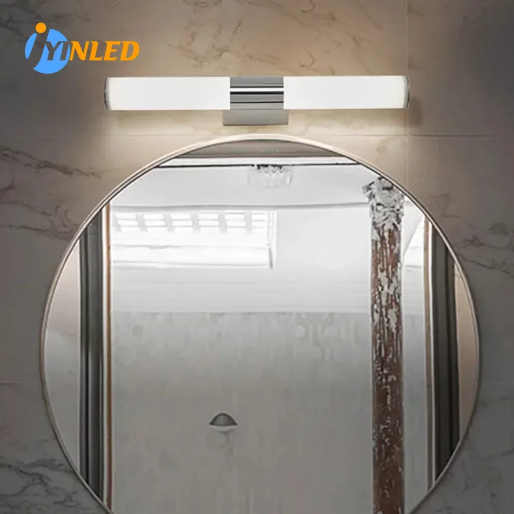 Wall Lamps Bathroom Led Mirror Light Waterproof 12W 16W 22W AC85-265V LED Tube Modern Wall Lamp Bathroom Lighting