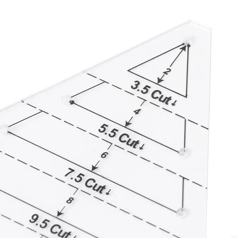 H9EC đều cân bằng cho người thợ may bằng hình tam giác trang phục chuyên nghiệp cắt may
