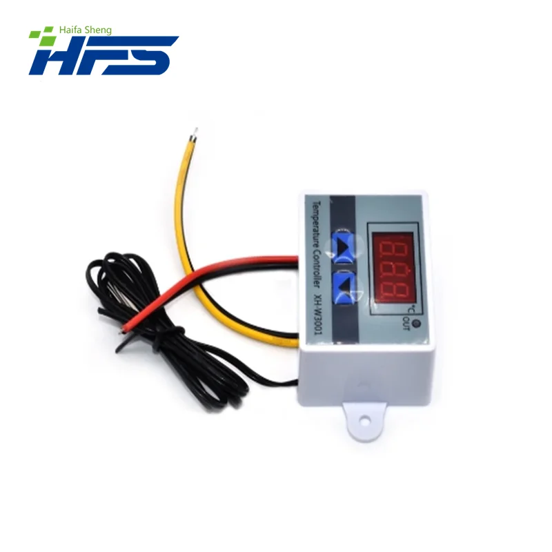 10A 12V 24V 110V 220V AC Digital LED Temperature Controller XH-W3001 for Arduino Cooling Heating Switch Thermostat NTC Sensor