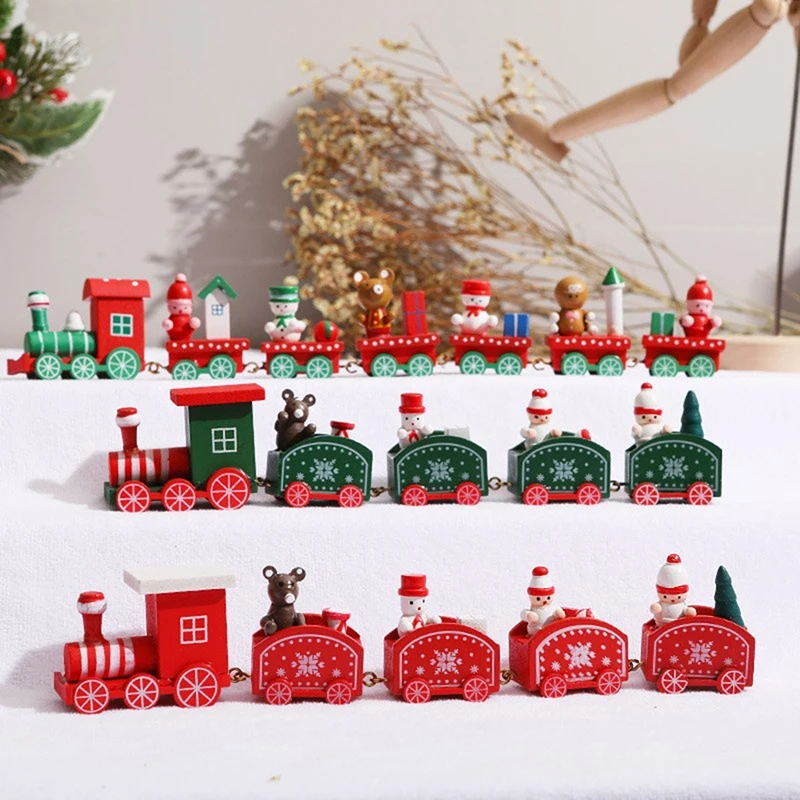 2024 Christmas Train Ornament New Year Gift Christmas Decoration For Home Navidad Xmas Decor Merry Christmas Natal Noel