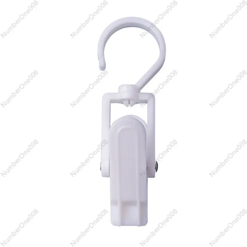 Multifunctional plastic clip store coating clip rotating hook curtain storage clip household ( 10 pieces)