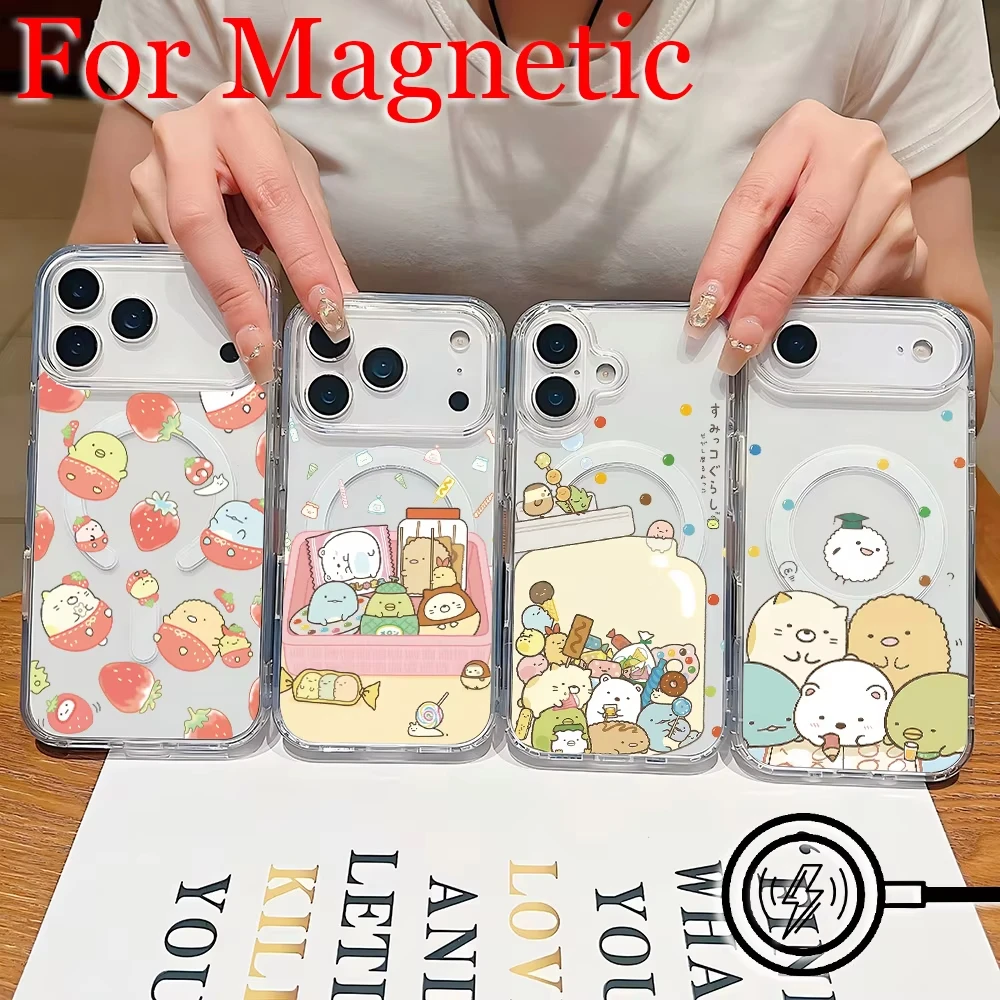 Phone Cases Iphone 13 - เคสโทรศัพท์แม่เหล็ก S-Sumikkogurashis น่ารักสำหรับ iPhone 18 17