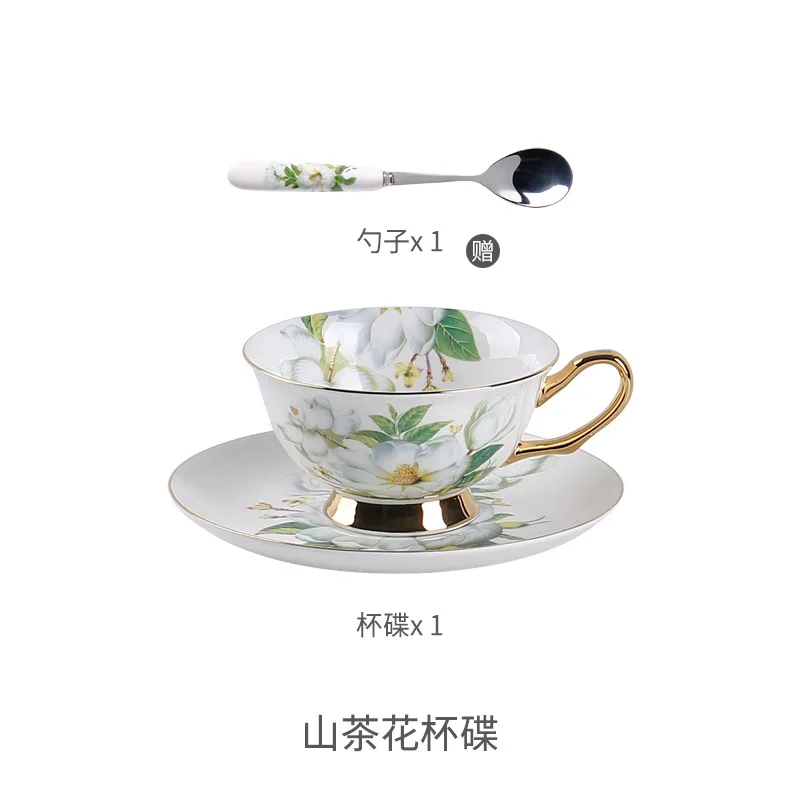CX European light luxury bone china coffee cup set ceramic Phnom Penh afternoon tea English cup saucer cup
