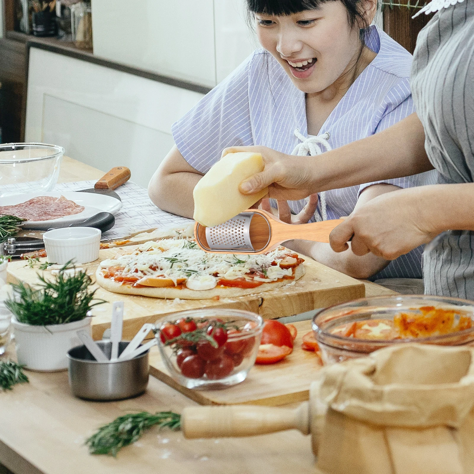 

Multipurpose Cheese Grater Stainless Steel Kitchen Gadget For Vegetable Fruit Chocolate Lemon Melon Garlic Ginger Potato Carrot