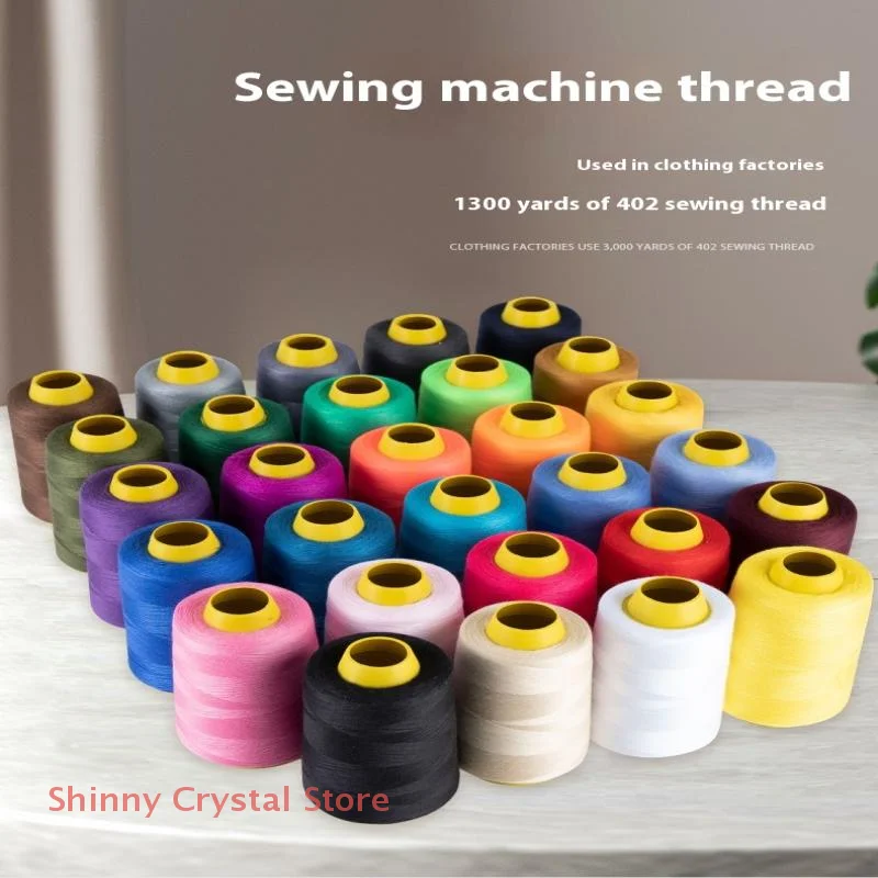 1300 Yards Sewing Strong Polyester Thread 20S/2 Upholstery Canvas Tapestry Pants Shoes Leathercraft Accs