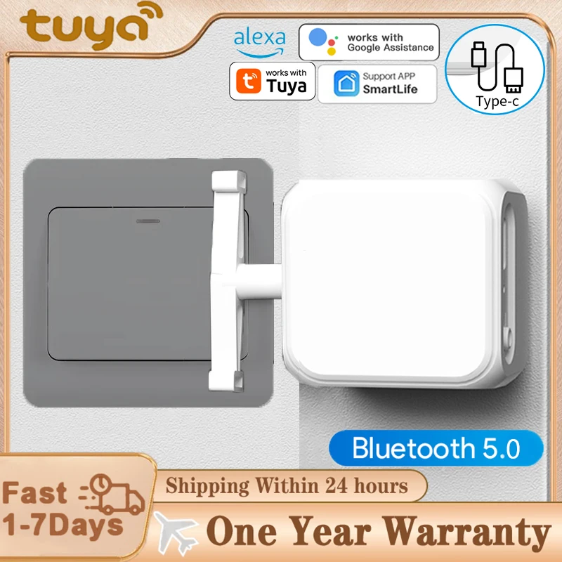 

Tuya Fingerbot Wireless Control Light Switch Off Tool Automatic Button Pusher Adjustable Switch Press Robot Lazy Remote Control