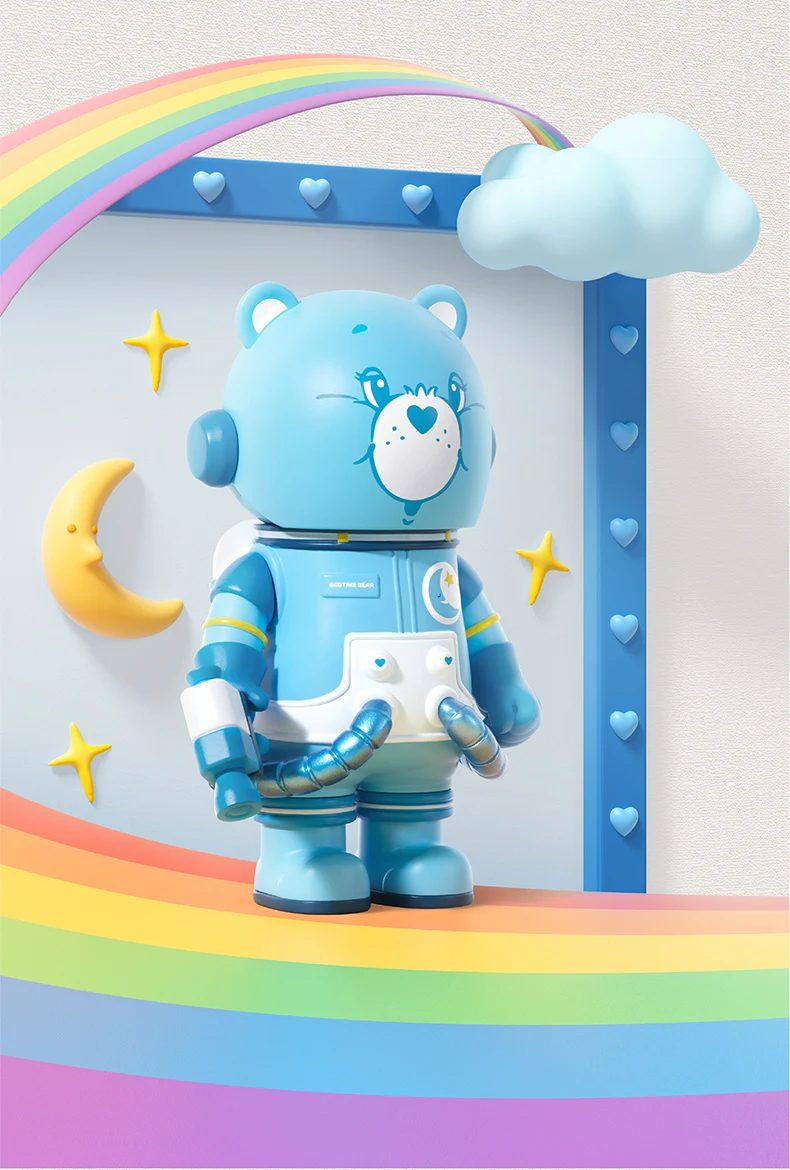 Officiële echte POPMART Mega Space Molly 100% Anniversary Series 4 Blind Box Doll Ornament Toy Verjaardag Verrassingsgeschenken