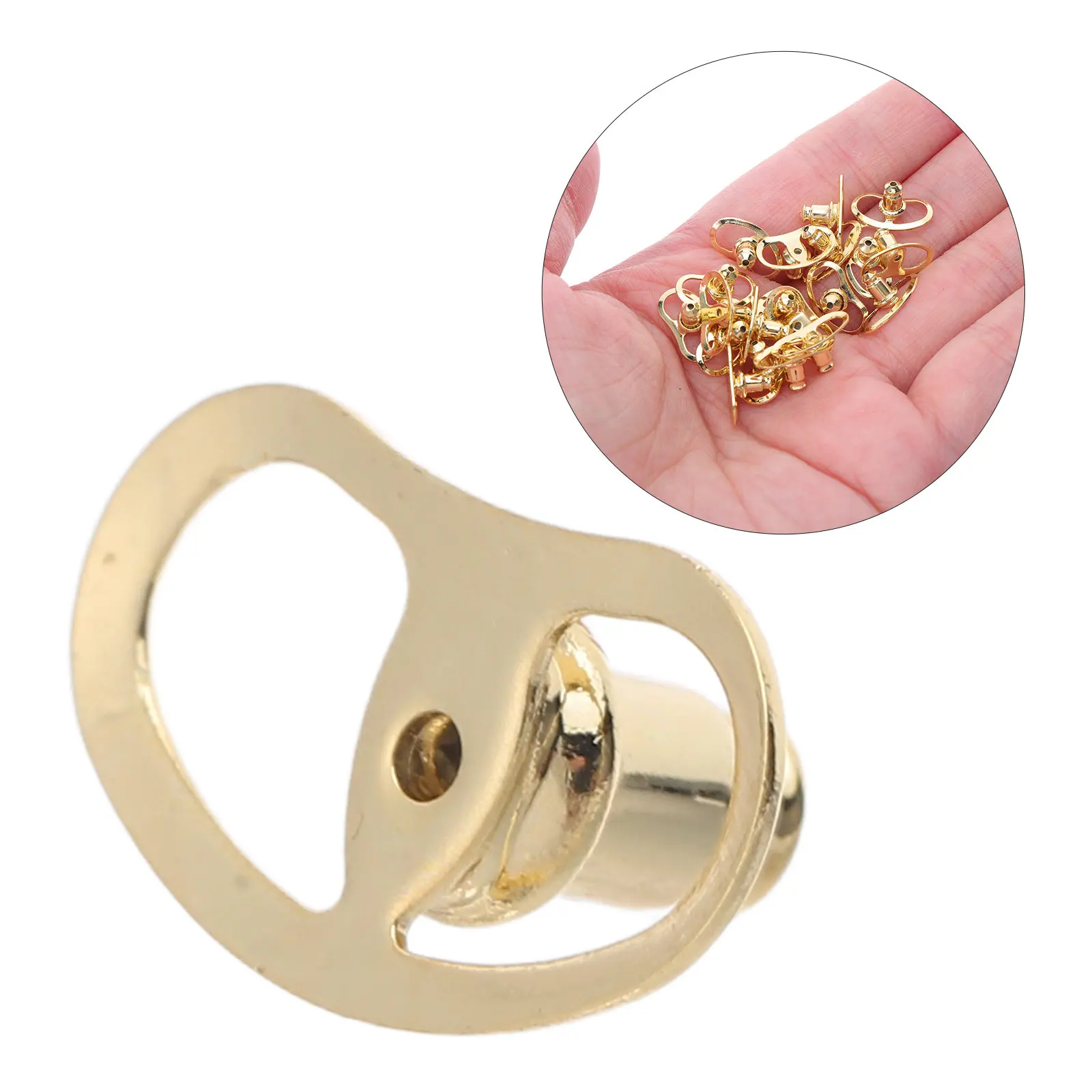 20Pcs Supportive Earring Backs for Droopy Earlobes Hypoallergenic Metal Silicone Lifters Prevent Sagging Studs Heavy Earring