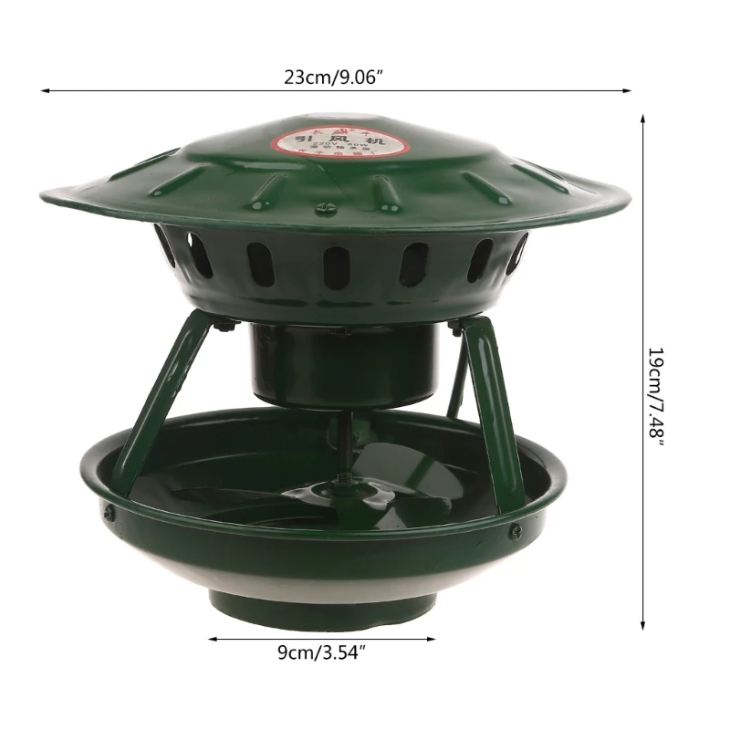Imagem -06 - Ventilador Tiragem Induzida por Extrator Fumaça Velocidade para Chaminés Domésticas 220v 60w