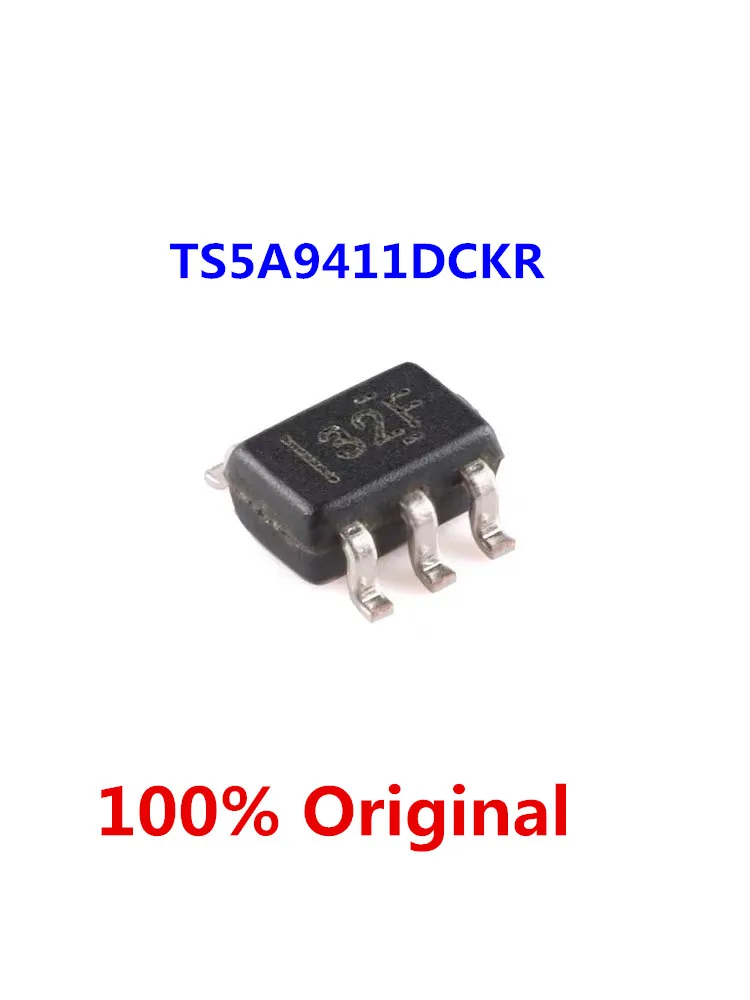 5Pcs 100% New TS5A3166DCKR JF5 JFR JFF TS5A4597DCKR JVR SC-70-5 TS5A9411DCKR 32F 32P 32H 32R SC-70-6 original chips ic