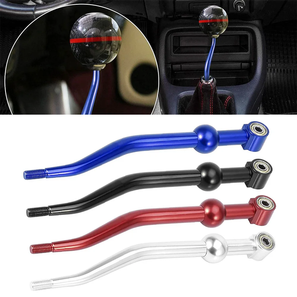 

Car Quick Shift Short Throw Shifter Lever Aluminum Racing Dual Bend Manual Short Throw Shifter Fit for Acura Integra 1990-2001