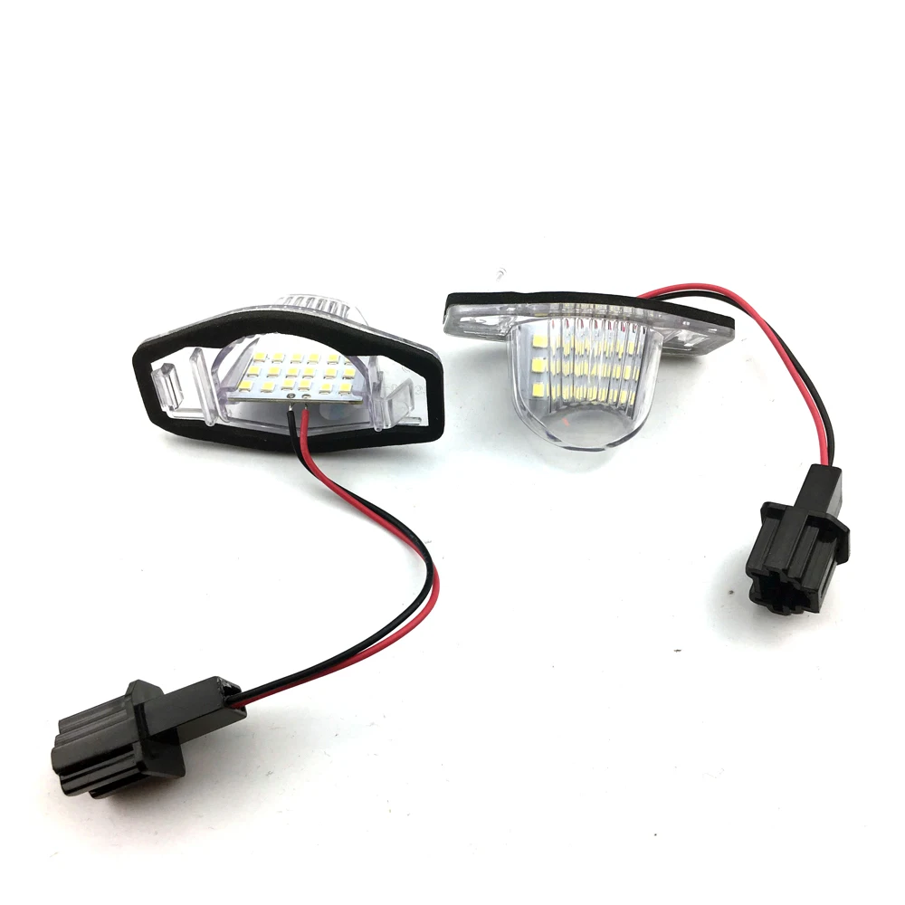 لوحة ترخيص للسيارة بإضاءة LED خالية من الأخطاء في السيارة طراز Crv Fit Jazz Crosstour Odyssey Stream لوحة ترخيص بعلامة تجارية مجانية HRV FRV