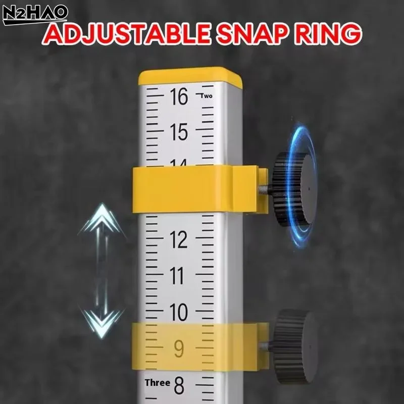 Measuring 0-160mm Aluminum Alloy Tile Leveling Ruler High Precision Horizontal Bubble Ruler Adjustable Engineers Measuring Tool