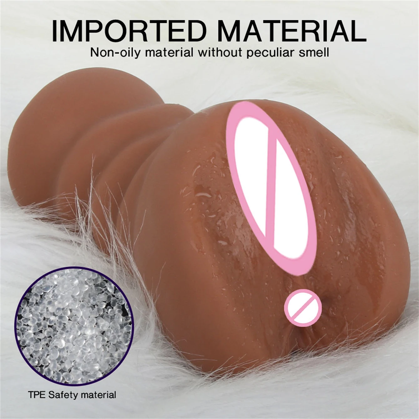 Male Masturbator Cup Pocket Pussy Manual Cup Penis Stimulator Realistic Vagina and Anus For Men Masturbation Portable Sex Toys