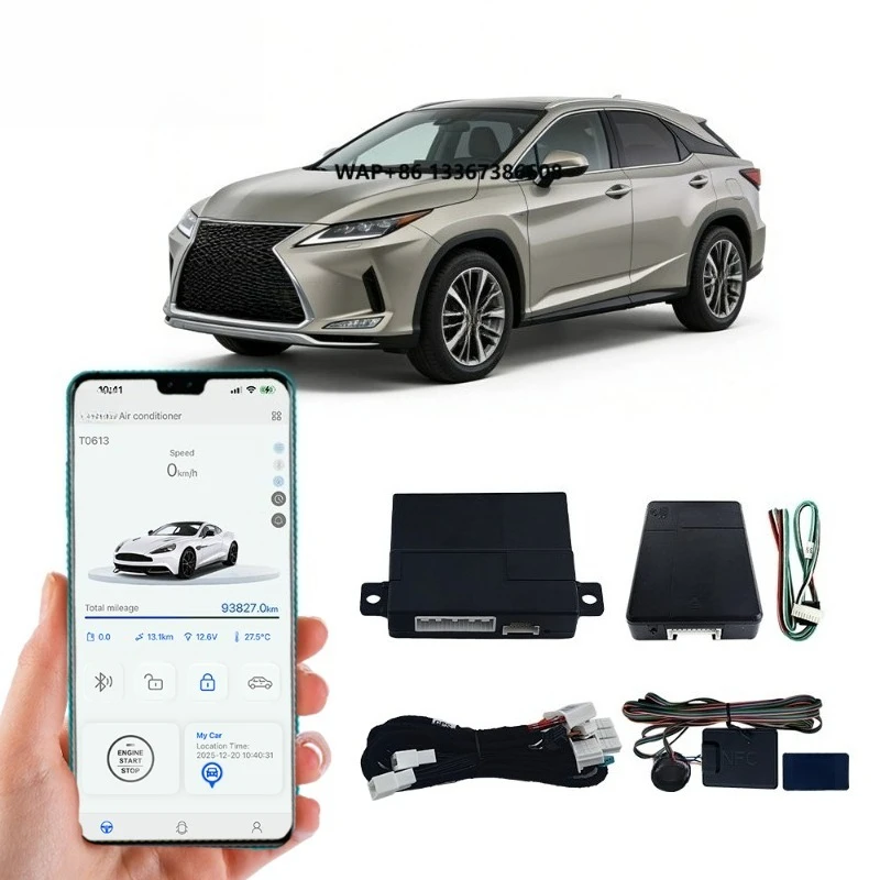 Car Remote Start Kit Keyless Start Stop Engine Ignition Start System Plug Play Car App Control