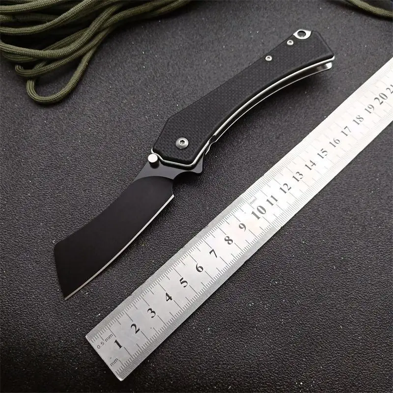 

1718 Folding Pocket Blade D2 Outdoor Camping Survival Knife Sharp Carry Convenient Knives Utility Fruit Self-defense EDC Tool