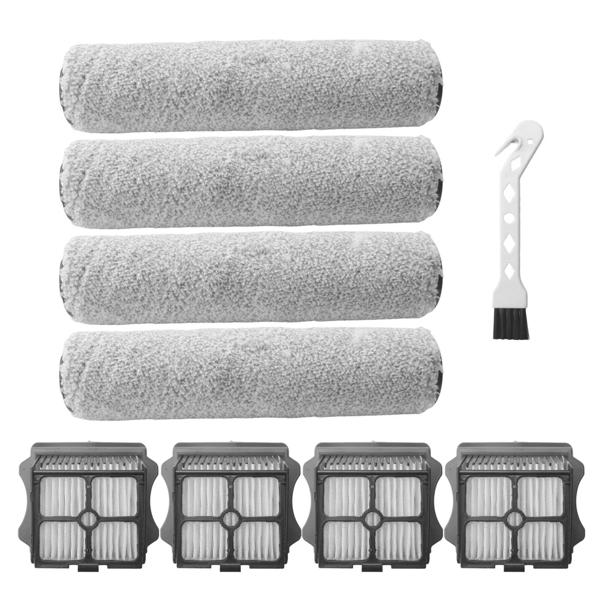 Rouleaux de brosse et filtres d'aspirateur de remplacement pour aspirateur sec et humide sans fil Tineco IFloor 3 et Floor One S3
