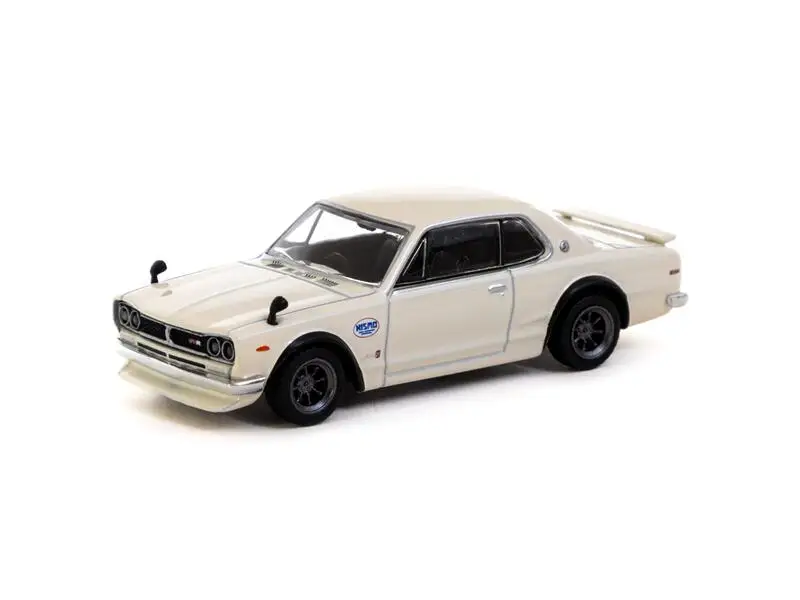 

Tarmac работает 1:64 Skyline 2000 GT-R (KPGC10) цвета слоновой кости белый литая модель автомобиля