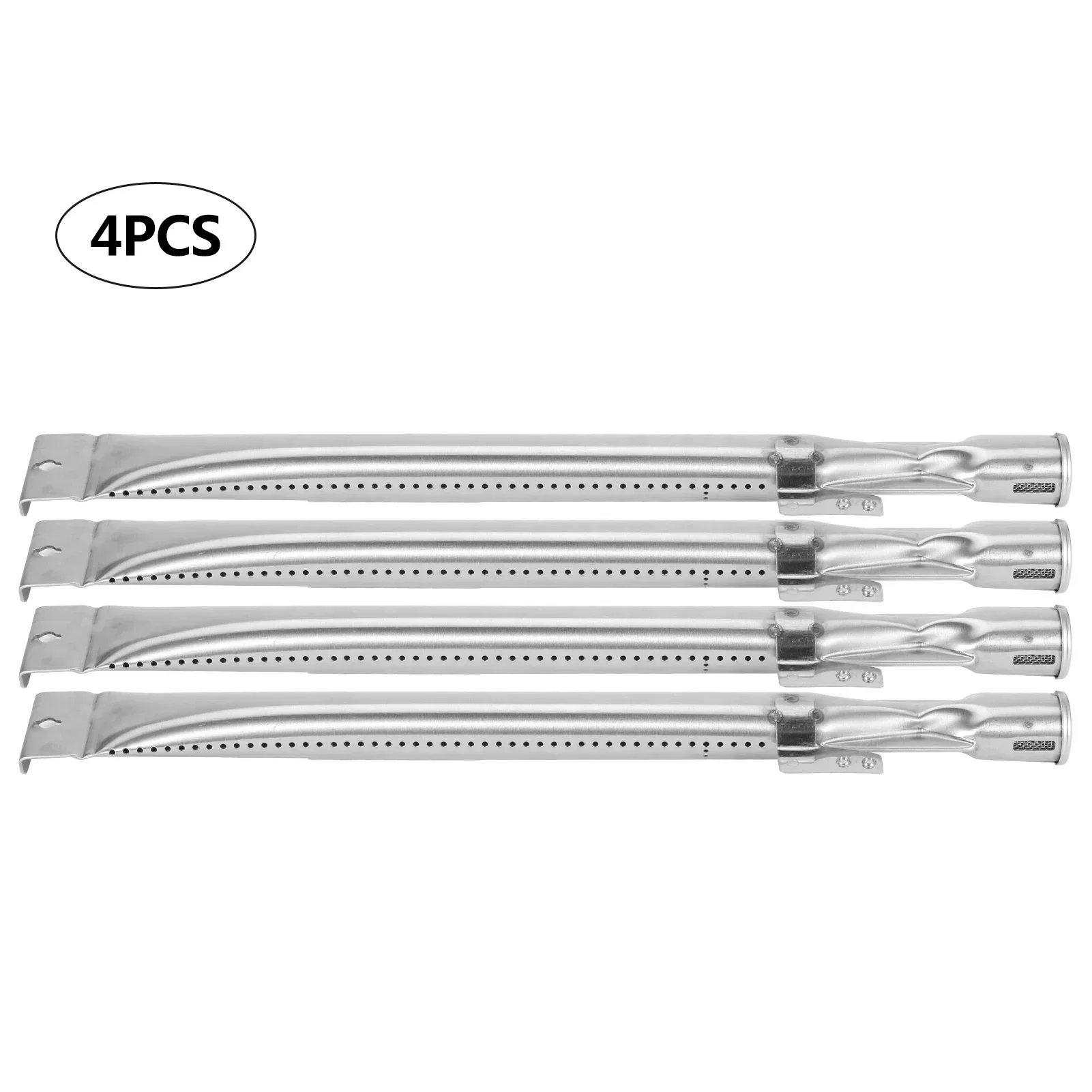Kit de quemadores de acero inoxidable para barbacoa, 4 piezas, accesorios de parrilla principal, piezas de repuesto, aptas para Home Depot Nexgrill