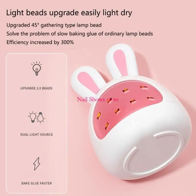 

E0BC 24W Light Rabbit Manicure Lamp Quick-Drying LED Lamp Tools