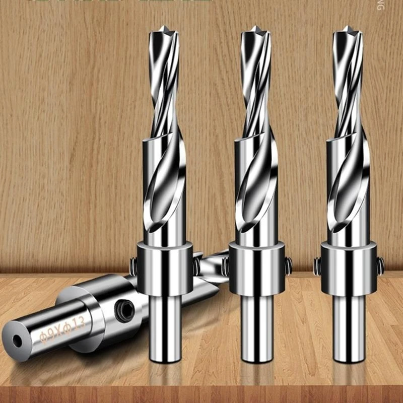 Countersunk high-speed steel salad drill step drill bit Precise Salad Bit Countersink Drill Bit Convenient for Smooth Work