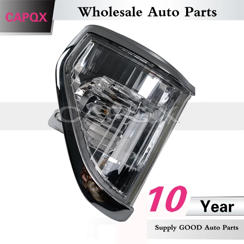 CAPQX 1pair Crystal Front Corner Light For Land Cruiser LC70 LC78 LC79 1990-1996 Front Turn Signal Lamp Headlight Marker Lamp