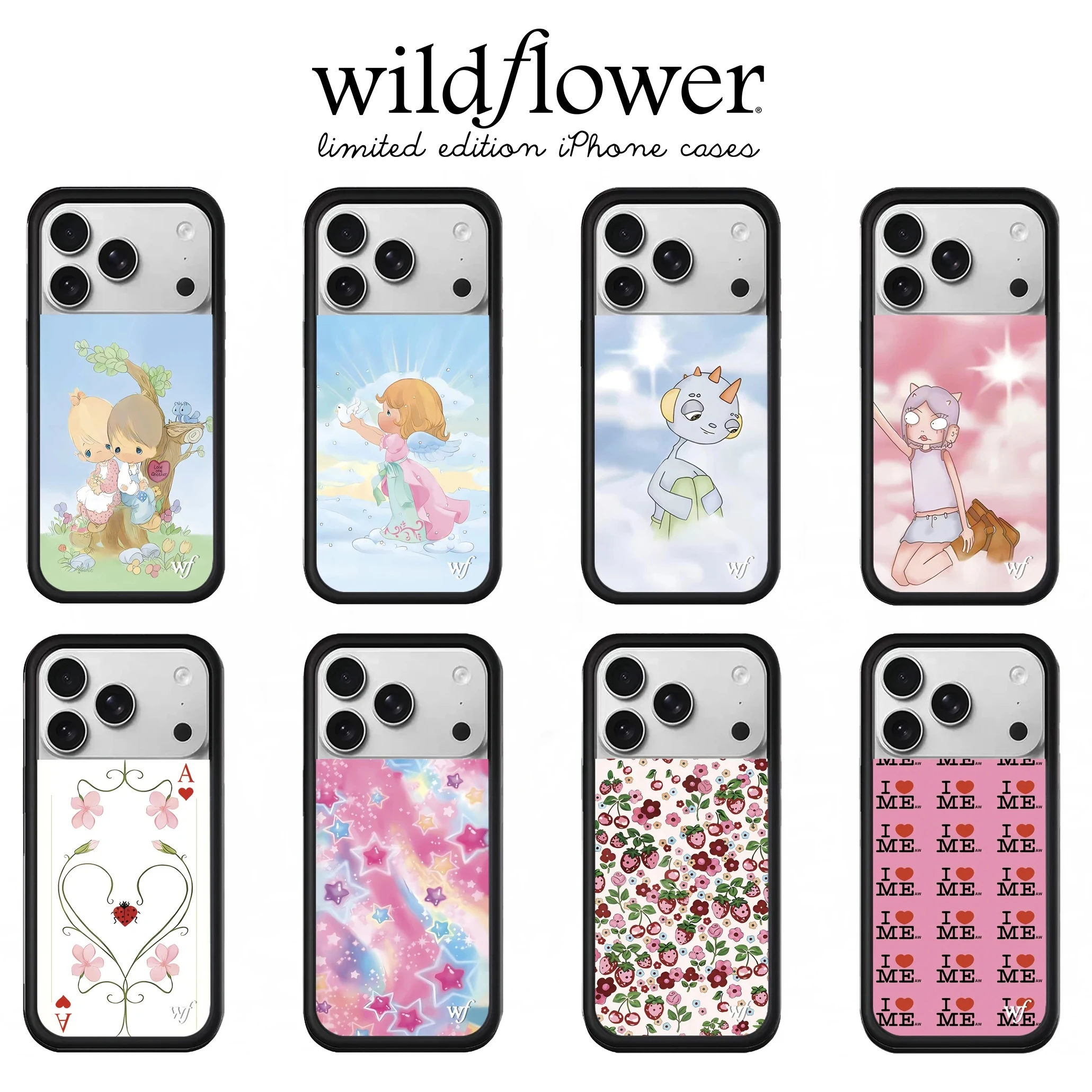 

Wildflower INS Precious Moments wf Cute Emergency Intercom Phone Case For iPhone 12 13 14 15 16 17 Pro Max Plus Cover﻿﻿﻿﻿