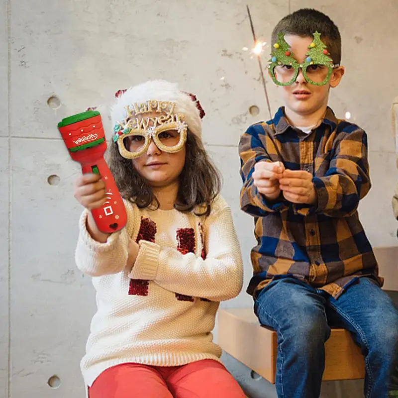 Linterna de decoración para niños, proyector deslizante de 24 imágenes, lámpara para vacaciones, regalos de Navidad, juguetes, luz nocturna, Año Nuevo, 2023